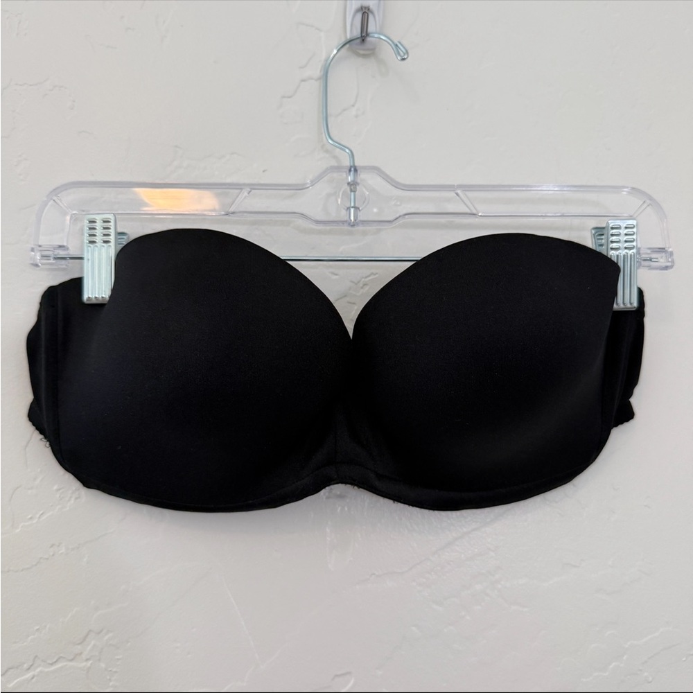 UpBra Black Strapless Convertible Bra – Size 36D